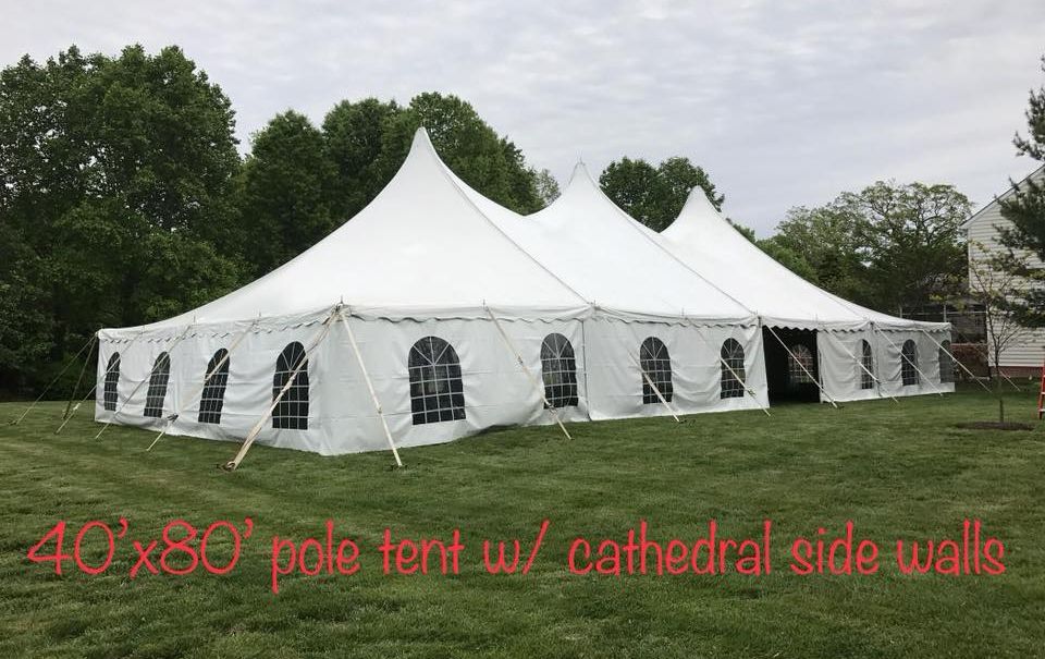 Cathedral tent on sale rental